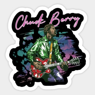 Rock and Roll Legend Berry Wear the Sound Sticker